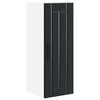 vidaXL Wall Cabinet LUCCA Black 30 x 31 x 80 cm Engineered Wood