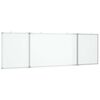vidaXL Magnetic Whiteboard Foldable 160x60x1.7 cm Aluminium