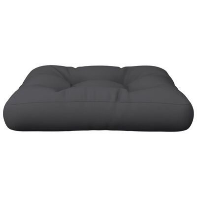 vidaXL Pallet Cushion Black 60x60x12 cm Fabric