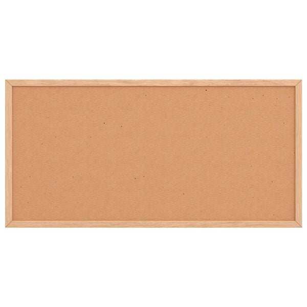 vidaXL Cork Board with Solid Pine Wood Frame 60x30 cm