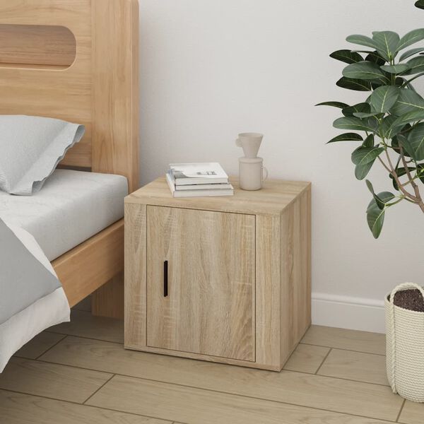 vidaXL Bedside Cabinet Sonoma Oak 50x39x47 cm