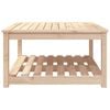 vidaXL Garden Table 82.5x82.5x45 cm Solid Wood Pine
