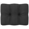vidaXL Garden Middle Sofas with Anthracite Cushions 2 pcs Solid Pinewood