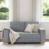 vidaXL 2-Seater Sofa Light Grey 160x78x84 cm Fabric