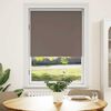 vidaXL Roller blind blackout 104.4x175 cm Fabric Width 100 cm coffee