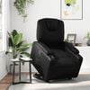 vidaXL Stand up Recliner Chair Black Faux Leather