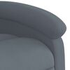 vidaXL Electric Massage Recliner Chair Dark Grey Velvet