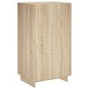 vidaXL Shoe Cabinet 48 x 38 x 87.5 cm Engineered Wood Sonoma Oak