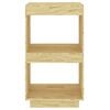 vidaXL Book Cabinet 40x35x71 cm Solid Pinewood