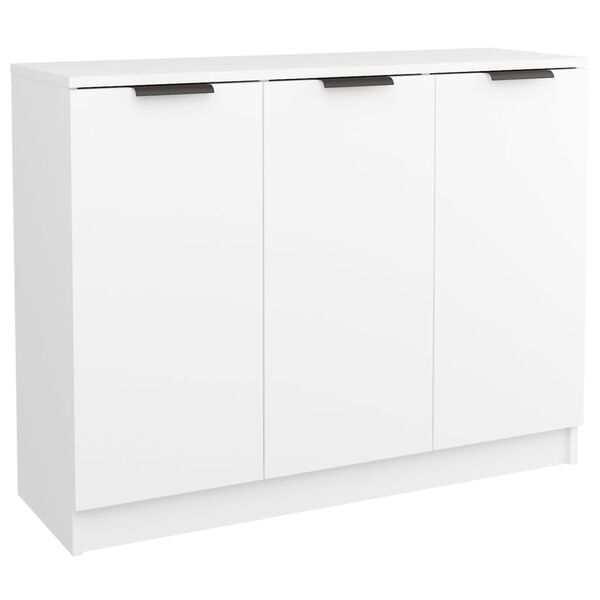 vidaXL Sideboard White 90.5x30x70 cm Engineered Wood
