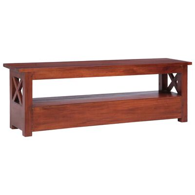 vidaXL TV Cabinet Brown 120x30x40 cm Solid Mahogany Wood