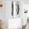 vidaXL Bathroom Cabinet White 79.5 x 49 x 156 cm Engineered Wood