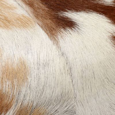vidaXL Bench Genuine Goat Leather 160x28x50 cm