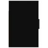 vidaXL Wall-mounted Bedside Cabinet Black 50x30x47 cm