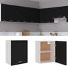 vidaXL Hanging Cabinet Lyon Black 50x31x60 cm Engineered Wood
