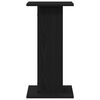 vidaXL Plant Stand 2 pcs Black Oak 30 x 30 x 60 cm Engineered wood