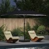 vidaXL Garden Parasol Anthracite 385 x 209 x 244 cm Polyester