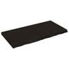 vidaXL Wall Shelf Dark Brown 120x60x(2-6) cm Treated Solid Wood Oak