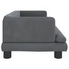 vidaXL Kids Sofa Dark Grey 80x45x30 cm Velvet