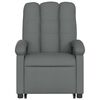 vidaXL Stand up Massage Recliner Chair Dark Grey Fabric