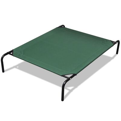 Elevated Pet Bed with Steel Frame 130 x 80 cm