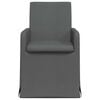 vidaXL Dining Chairs 2 pcs Dark grey 57 x 67 x 95 cm Fabric