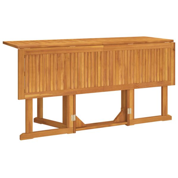 vidaXL Folding Butterfly Garden Table 150x90x75 cm Solid Wood Teak