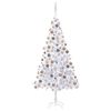 vidaXL Christmas Tree | White | PVC | Large | Christmas Tree | Cone-shaped
