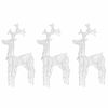 vidaXL Reindeer Christmas Decorations 3 pcs 60x16x100 cm Acrylic