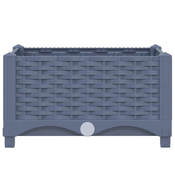 vidaXL Raised Bed 40x40x23 cm Polypropylene