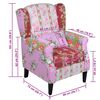 Patchwork Relax Armchair Floral Design