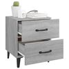 vidaXL Bedside Cabinets 2 pcs Grey Sonoma 40x35x47.5 cm