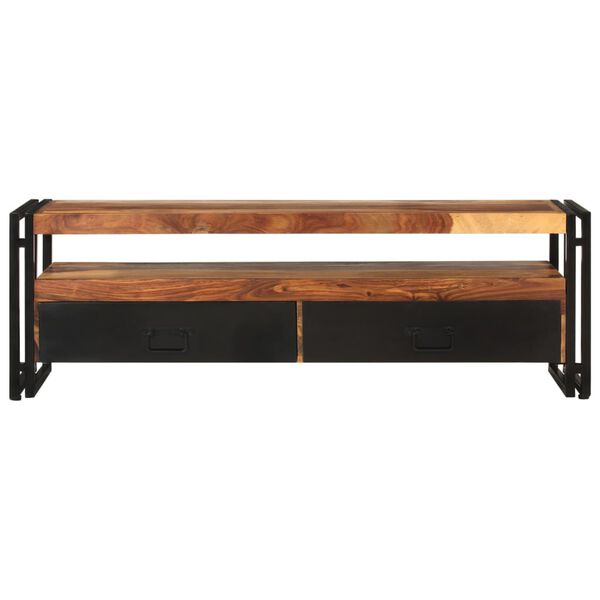 vidaXL TV Cabinet 120x30x40 cm Solid Acacia Wood