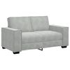 vidaXL Sofa 3 pcs Light Grey 220 x 80 x 84 cm Velvet