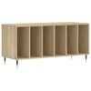 vidaXL Record Cabinet Sonoma Oak 100x38x48 cm Engineered Wood