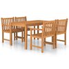 vidaXL Garden Dining Set | Warm teak | Solid teak wood | Large | Durable