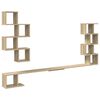 vidaXL Wall-Mounted TV Shelf Sonoma Oak 180 x 15 x 94 cm