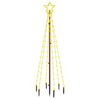 vidaXL Christmas Tree with Spike Warm White 108 LEDs 180 cm