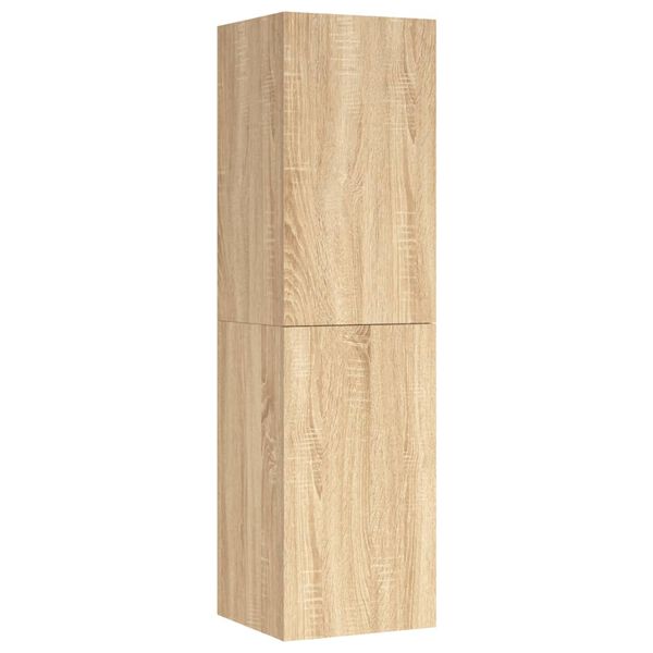 vidaXL TV Cabinet Sonoma Oak 30.5x30x110 cm Engineered Wood