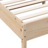 vidaXL Bed Frame without Mattress 90x190 cm Single Solid Wood Pine