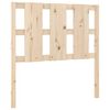 vidaXL Bed Headboard | Natural | Solid Pine Wood | Medium | Appealing Design