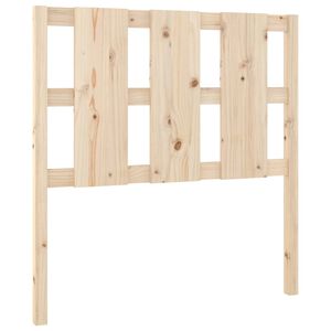 vidaXL Bed Headboard | Natural | Solid Pine Wood | Medium | Appealing Design