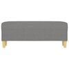 vidaXL Bench Dark Grey 100x35x41 cm Fabric