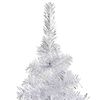 vidaXL Artificial Pre-lit Christmas Tree with Ball Set Silver 240 cm PET