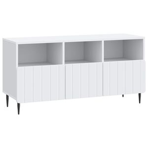 vidaXL TV Cabinet with Drawer White 102 x 34.5 x 50 cm Engineered Wood