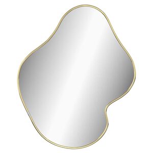 vidaXL Wall Mirror Gold 60x50 cm