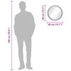 vidaXL Wall Mirror 40 cm Tempered Glass