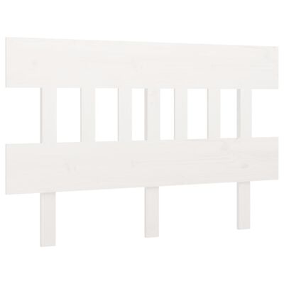 vidaXL Bed Headboard White 153.5x3x81 cm Solid Wood Pine