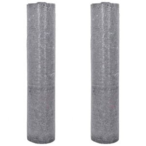 vidaXL Non-slip Painter Fleeces 2 pcs 25 m 220 g/m&sup2; Grey