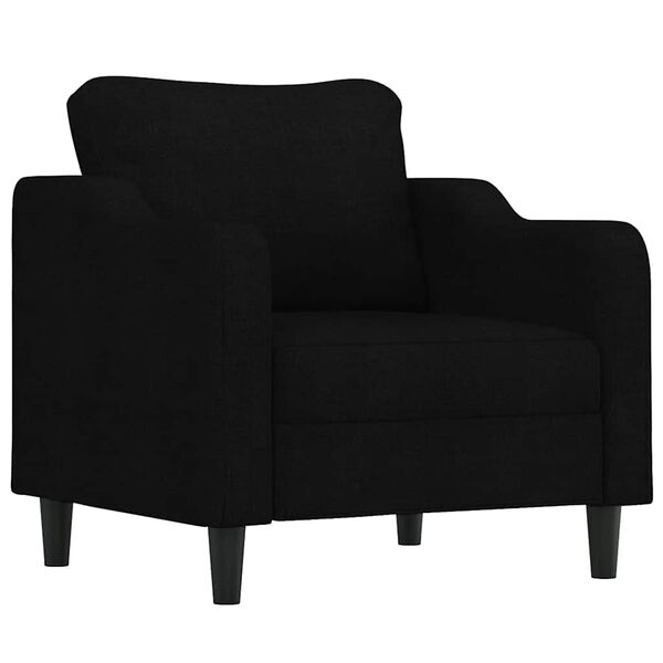 vidaXL Sofa Chair Black 60 cm Fabric